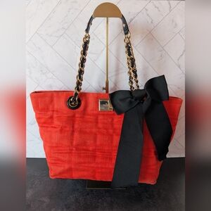 Kate Spade Storybook Interior Tote Gold Chain Shoulder Bag